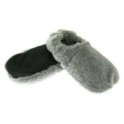 Zapatillas Térmicas Pelucho Gris