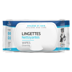 Francodex Toallitas limpiadoras para perros, gatos y pequeños mamíferos, bolsa de 30