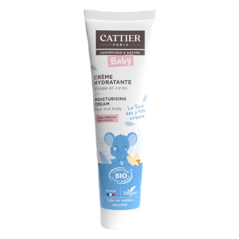 Cattier Bébé Organic crema hidratante para cara y cuerpo 100ml