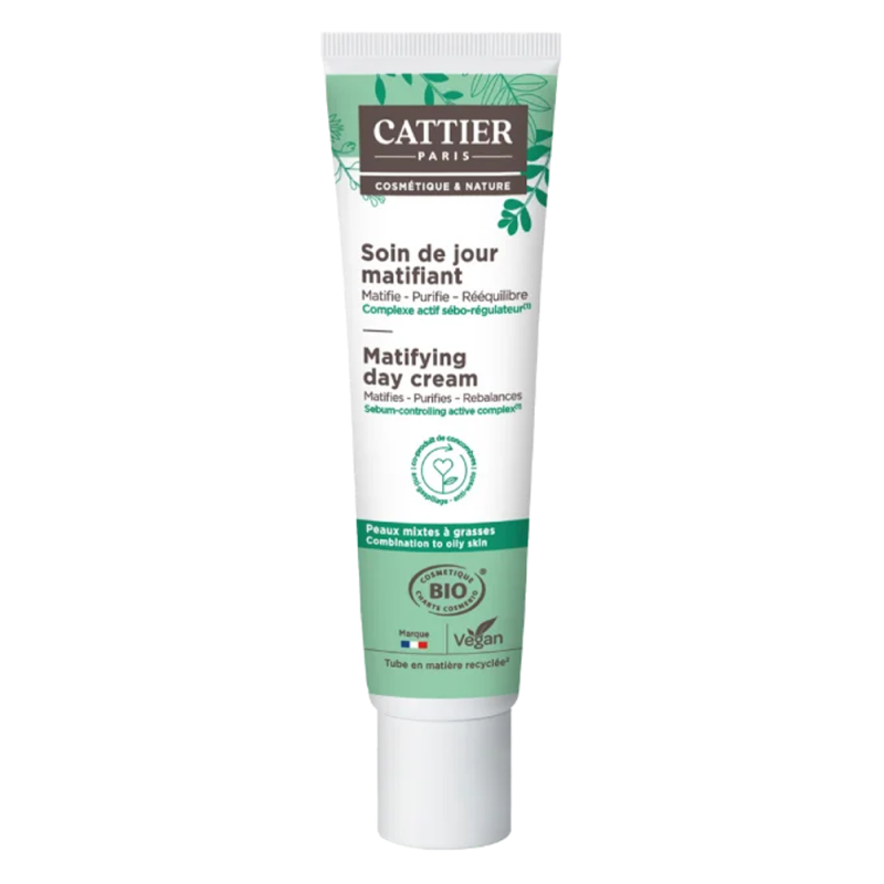 Cattier Cuidado de Día Matificante Bio 40ml