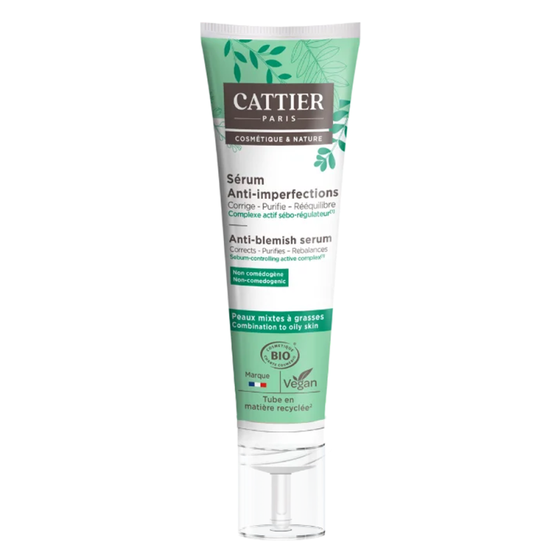 Cattier Organic Serum Anti-Imperfecciones para Piel Mixta a Grasa 30ml