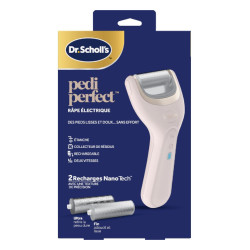 Scholl Pedi Perfect: lima eléctrica + 2 recambios NanoTech