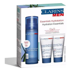 ClarinsMen: Set de 3 productos hidratantes para el cuidado facial masculino