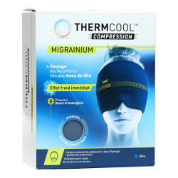 Bausch & Lomb ThermCool Migrainium: compresa para la cabeza, azul