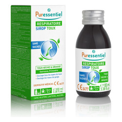 Puressentiel Respiratorio: jarabe para la tos sin azúcares, 100 ml