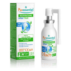 Puressentiel Respiratorio, spray para la tos sin azúcares, 20 ml