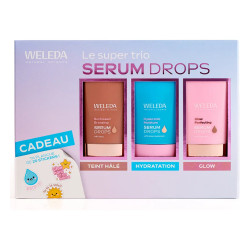 Weleda, estuche de tres unidades de SERUM DROPS, 3 x 30 ml