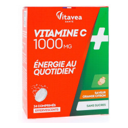 Vitavea Vitamina C 1000 mg Comprimidos efervescentes 24 comprimidos