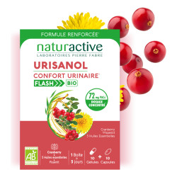 Naturactive Urisanol Confort urinario Flash Bio 10 cápsulas + 10 cápsulas