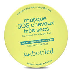 Unbottled Mascarilla SOS para cabello muy seco, 200 ml