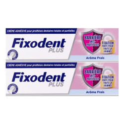 Fixodent Plus Barrera Antipartículas Frescura 2 x 35 g