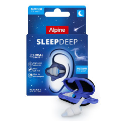 Tapones para los oídos Alpine SleepDeep Medium, 2 unidades