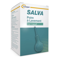 SALVA Perilla de enema con cuello macizo n.º 14, 460 ml