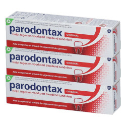 Parodontax Original, pasta dentífrica, 3 x 75 ml