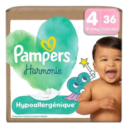 Pampers Harmonie, pañales talla 4, 36 unidades