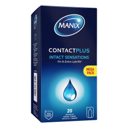 Manix Contact Plus, caja de 20 preservativos
