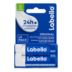 Labello Original, bálsamo labial en barra, 2 x 4,8 g