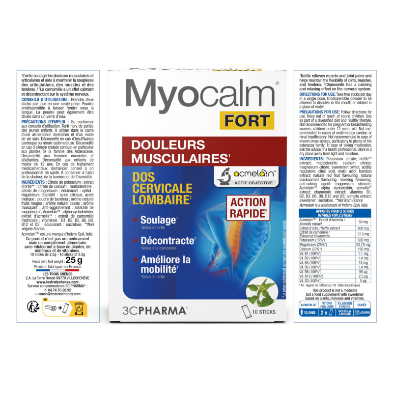 3C Pharma Myocalm Fort,...