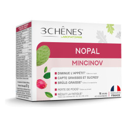 Les 3 Chênes Nopal Mincinov, 60 comprimidos