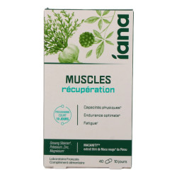 Iana Muscles Recuperación, 40 cápsulas