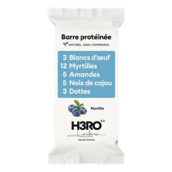 H3RO Barrita proteica de arándanos 52 g