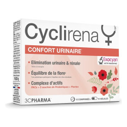 3C Pharma Cyclirena Confort Urinario 15 comprimidos + 15 cápsulas
