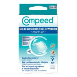 Compeed Smartskin: Apósitos multiuso medianos, B/9