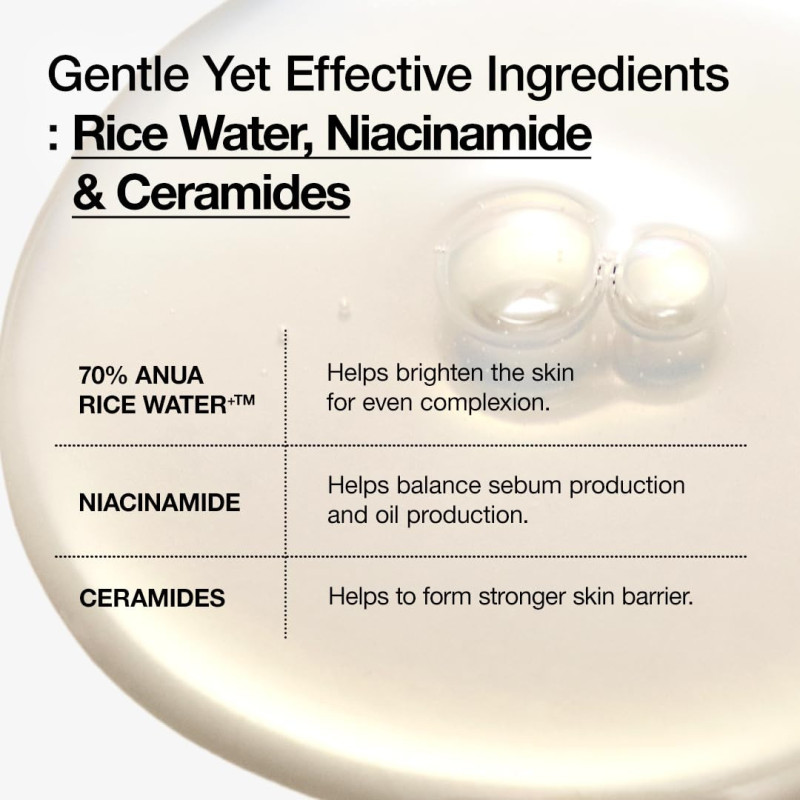 Anua Rice 70 Glow Milky...