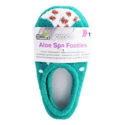 AirPlus Spa Footies: zapatillas hidratantes con diseño de jirafa, 1 par