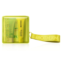 BIOTHERM SET NANO ENERGY - Gel hidratante con electrolitos 30 ml + Limpiador espumoso purificante Biosource 50 ml