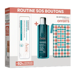 AVÈNE Agua termal. Set de rutina SOS para granos Cleanance