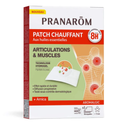 Pranarom: Parches térmicos para articulaciones y músculos, paquete de 3