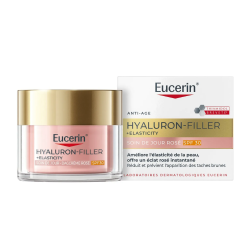 EUCERIN HYALURON-FILLER + ELASTICITY - Crema de día rosada antiedad SPF 30 - 50 ml