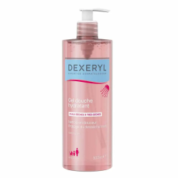 Dexeryl Gel de ducha hidratante 500 ml - Crema limpiadora sin jabón 500 ml