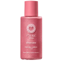 Musc Intime Aceite brillante con purpurina Sweet Litchi 100 ml