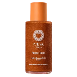 Musc Intime Aceite brillante con purpurina Amber Flower 100 ml
