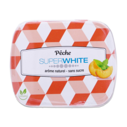 Superwhite 50 pastillas de melocotón