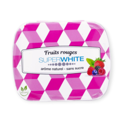 Superwhite 50 pastillas de frutos rojos