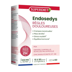 Superdiet: Dolor menstrual, 60 cápsulas