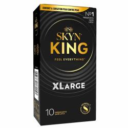 Skyn King XLARGE Condones sin látex, paquete de 10