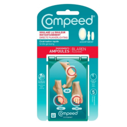 Compeed – Surtido de apósitos para ampollas, 5 apósitos