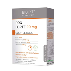 Biocyte Santé PQQ Forte 20 mg «Coup de Boost», 10 cápsulas