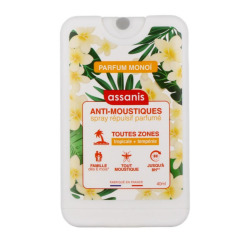 Assanis Spray repelente de mosquitos con monoï, 40 ml