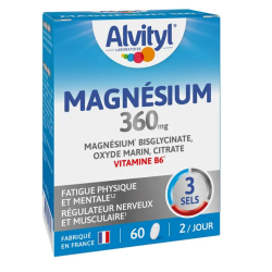 Alvityl Magnesio 360 mg, 60 cápsulas
