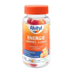 Alvityl Energía: 8 vitaminas y guaraná, 50 gominolas