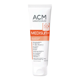 ACM Medisun+ gel matificante de protección muy alta para piel grasa, sin perfume, 50 ml