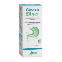 Aboca GastroDiger: pesadez, hinchazón y náuseas. Jarabe, 180 g