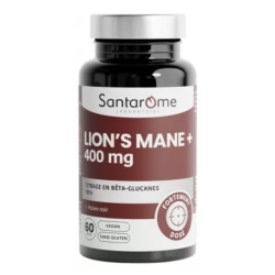 Santarome Lion's Mane 400 mg, 60 cápsulas