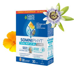 Sante verte SOMNIPHYT - Total Nuit LP 8H 1,9 mg, 30 comprimidos