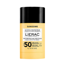 Lierac Sunissime Stick protector SPF50+ para el rostro y zonas sensibles, 15 g